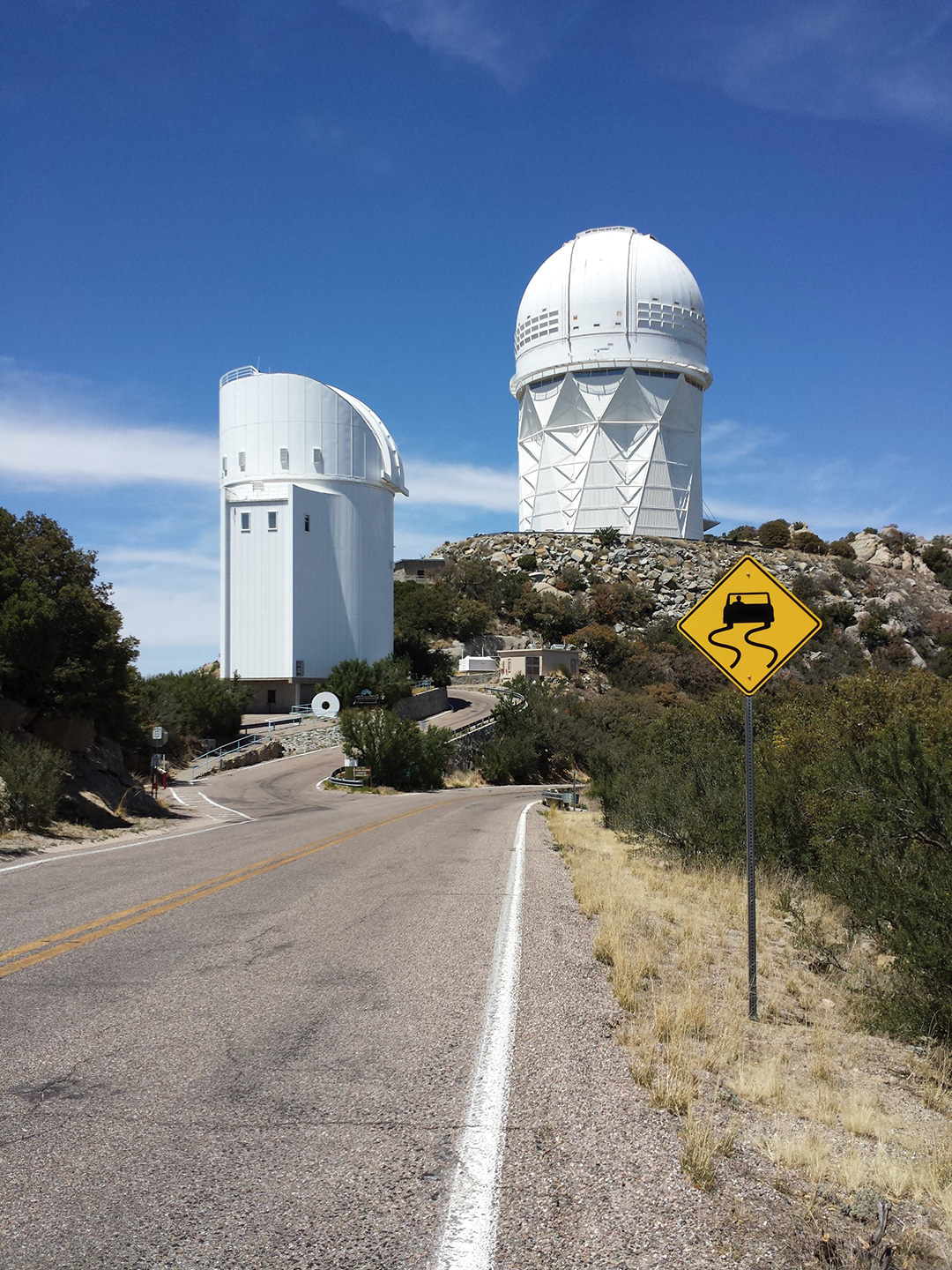 The Mayall telescope on Kit Peak, New Mexico, upon which DESI will rest. credit: Joseph Harry Silber
