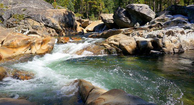 Fordyce River above Lake Spaulding, Nevada County, CA. Erin Johnson. CC BY-NC 2.0. 